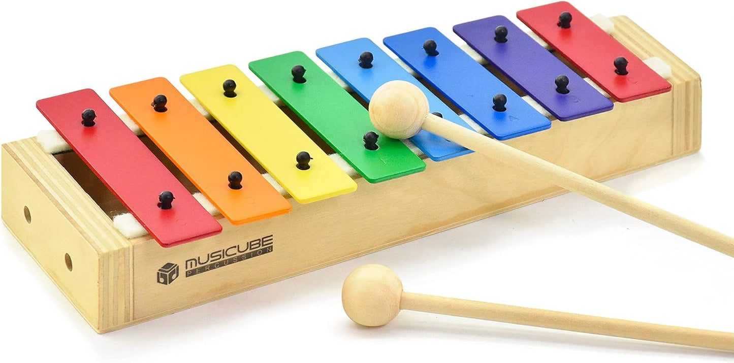 MUSICUBE Xylophone for Kids Baby Xylophone with Professional Tuning Wood Xylophone Toy Instrument for Children Toldder Boys Girls Gift Choice